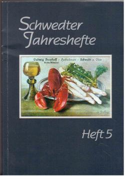 Schwedter Jahreshefte. Heft 5 Schwedter Jahreshefte. Heft 5