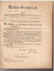Reichs-Gesetzblatt 1882.