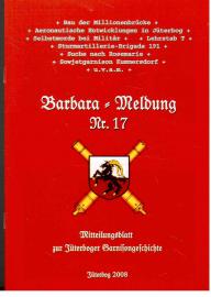 Barbara-Meldung Nr. 17. Mitteilungsblatt zur Jüterboger Garnisongeschichte.