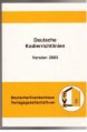 Deutsche Kodierrichtlinien. Version 2003.