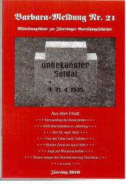 Barbara-Meldung Nr. 21. Mitteilungsblatt zur Jüterboger Garnisongeschichte.