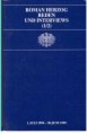 Reden Und Interviews (1/2), 1. Juli 1994 - 30. Juni 1995