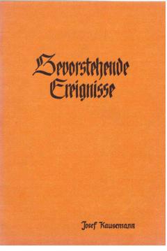 Bevorstehende Ereignisse. Bevorstehende Ereignisse.