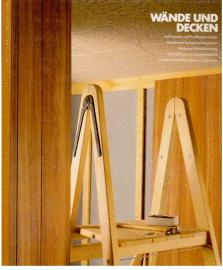 Wände und Decken. Mit Paneelen und Profilbrettern täfeln - Mauerwerk fachgerecht verputzen - Wirksame Schalldämmung - Wandbeläge von Keramik bis Kork - Praktische Verkleidungen aus Gipskarton.