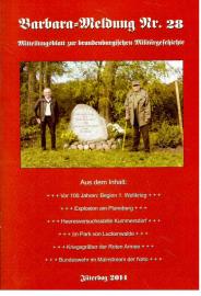 Barbara-Meldung Nr. 28 : Mitteilungsblatt zur brandenburgischen Militärgeschichte.
