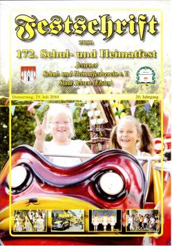 Festschrift zum 172. Schul- und Heimatfest