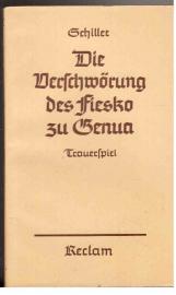 Die Verschwörung des Fiesko zu Genua : Ein republikanisches Trauerspiel