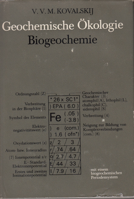 Geochemische Ökologie : Biogeochemie. Geochemische Ökologie : Biogeochemie.