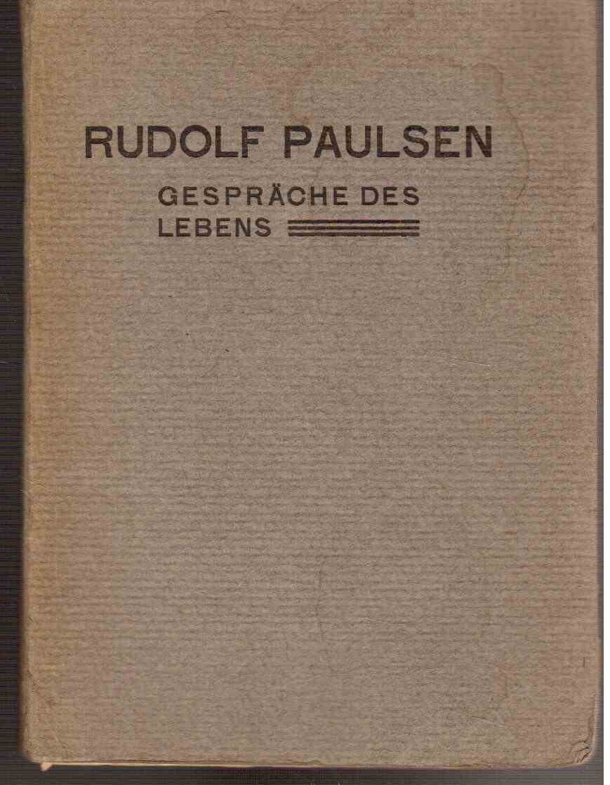 Gespräche des Lebens. Gedichte.