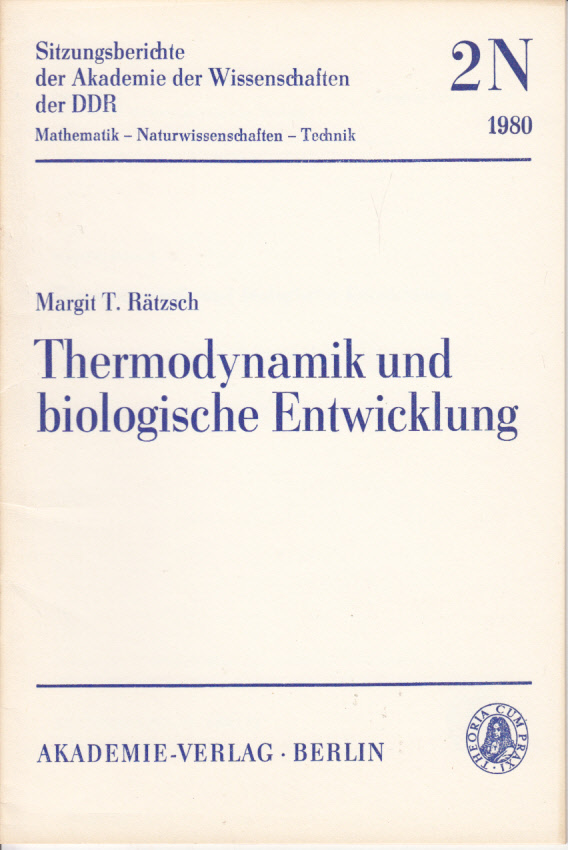 Thermodynamik und biologische Entwicklung