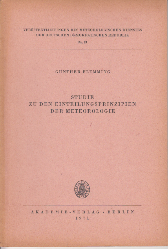 Studie zu den Einteilungsprinzipien der Meteorologie.