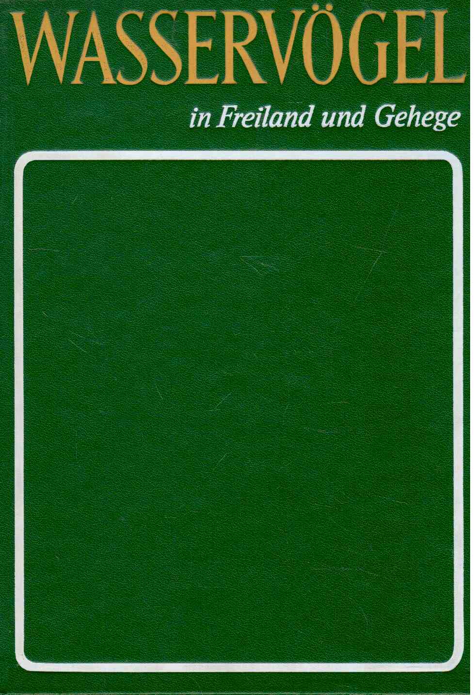 Wasservögel in Freiland und Gehege