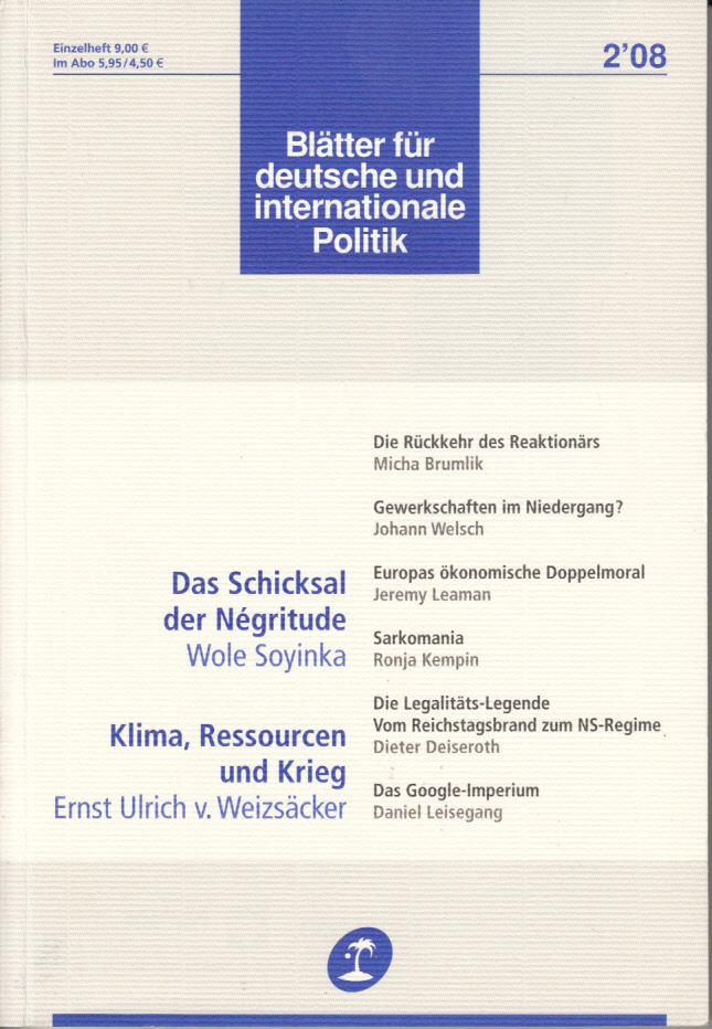 Blätter für deutsche und internationale Politik 2(2008)
