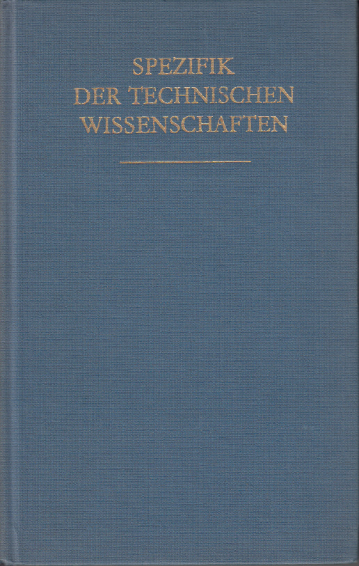 Spezifik der technischen Wissenschaften