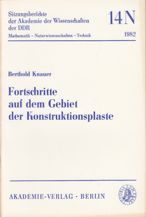 Fortschritte auf dem Gebiet der Konstruktionsplaste