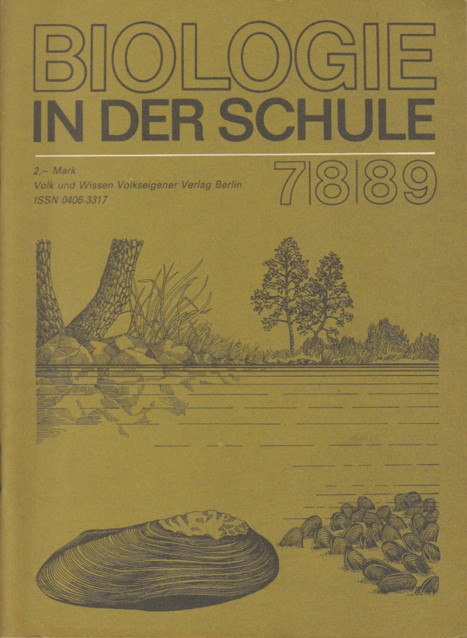 Biologie in der Schule. 38. Jg., Heft 7-8(1989)