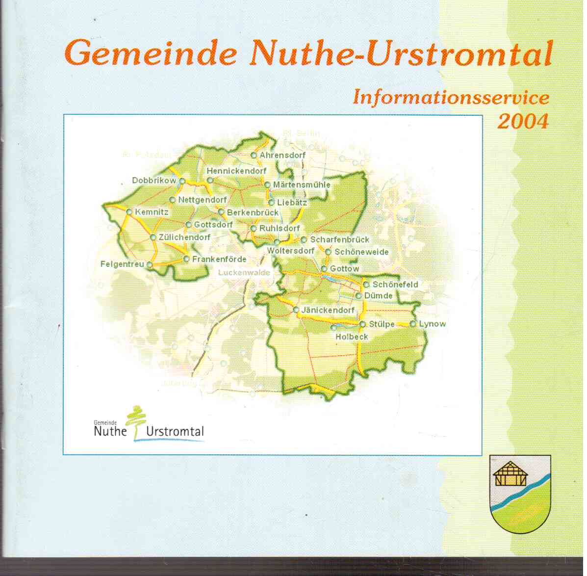 Gemeinde Nuthe-Urstromtal. Informationsservice 2004.