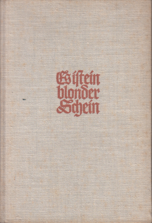Es ist ein blonder Schein. Tagebuch aus Kriegsjahren in Frankreich.