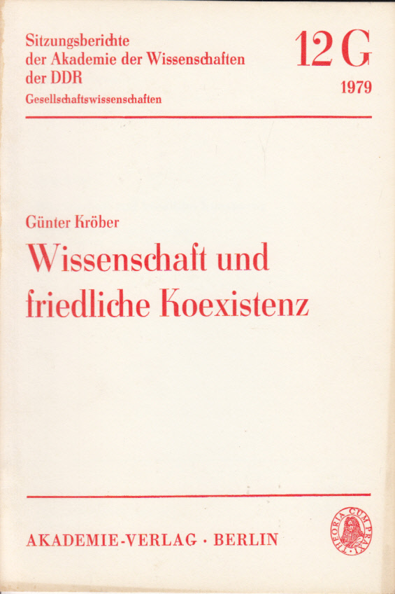 Wissenschaft und friedliche Koexistenz