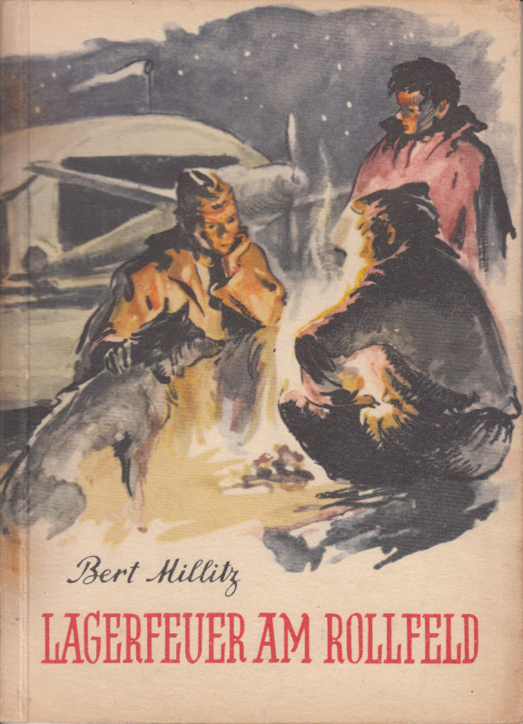 Lagerfeuer am Rollfeld