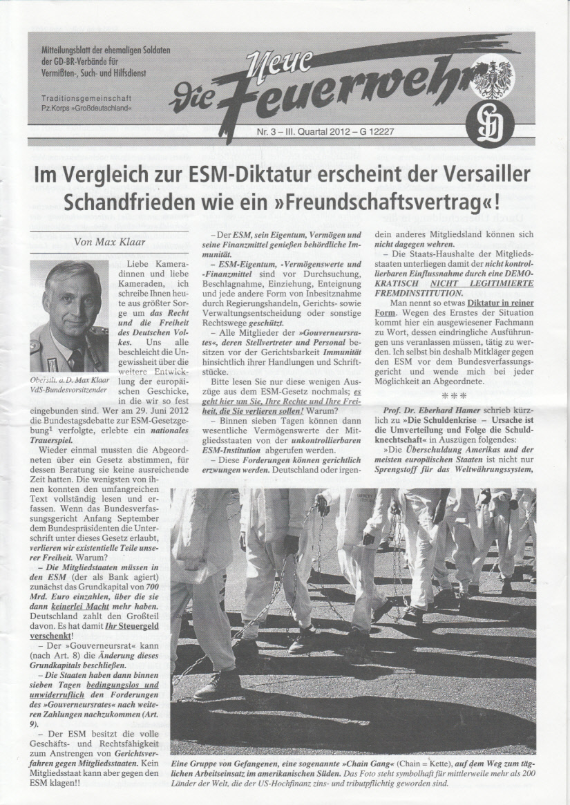 Die Neue Feuerwehr. Nr. 3, III. Quartal 2012