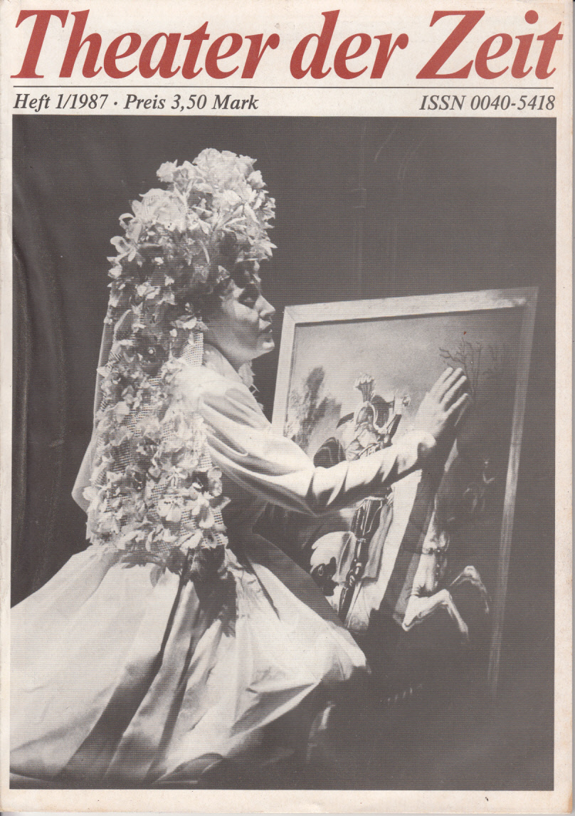 Theater der Zeit. 42. Jhg., Heft 1/1987