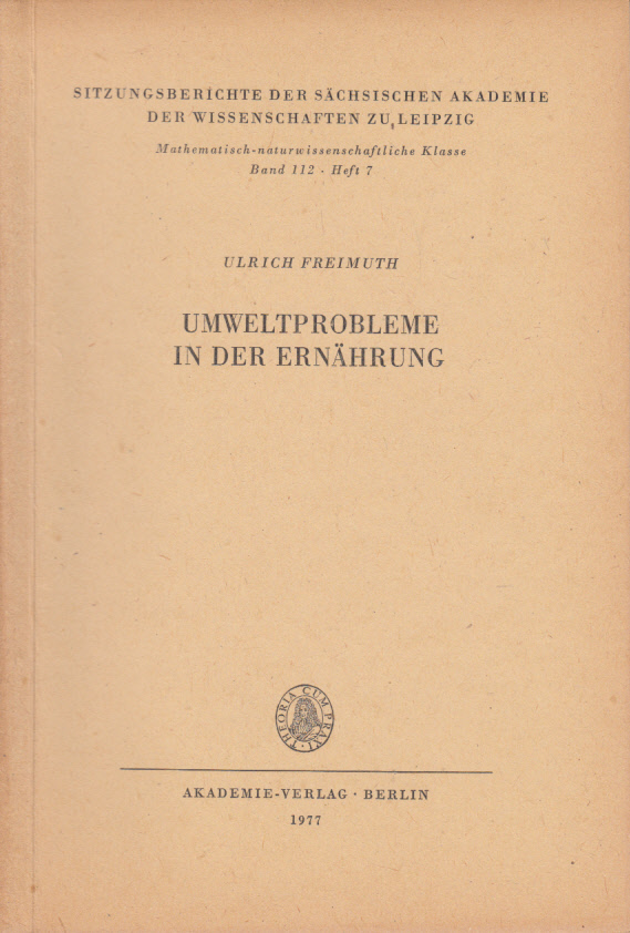 Umweltprobleme in der Ernährung.
