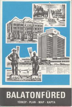 Balatonfüred : Terkep - Plan - Map - Kapta