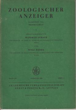 Zoologischer Anzeiger. Band 176, Heft 2