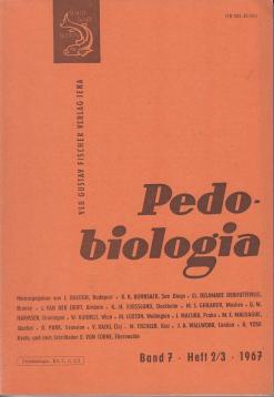 Pedobiologia. Bd. 7, Heft 2/3, 1967