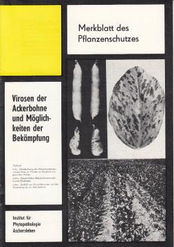 Virosen der Ackerbohne und Möglichkeiten der Bekämpfung