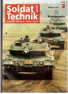 Soldat und Technik Zeitschrift für Wehrtechnik, Rüstung und Logistik. 40. Jhg., Nr. 2(1997) Soldat und Technik Zeitschrift für Wehrtechnik, Rüstung und Logistik. 40. Jhg., Nr. 2(1997)