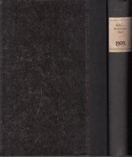 Gesetz- und Verordnungsblatt für das Königreich Sachsen vom Jahre 1909.