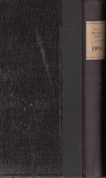 Gesetz- und Verordnungsblatt für das Königreich Sachsen vom Jahre 1904.