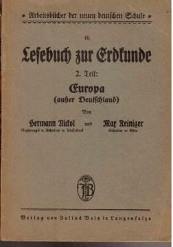 Lesebuch zur Erdkunde 2. Teil: Europa (außer Deutschland)