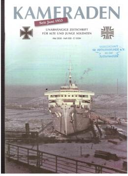 Kameraden. Unabhängige Zeitschrift deutscher Soldaten. Mai 2008, Heft 650