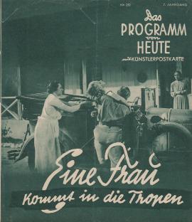 Eine Frau kommt in die Tropen