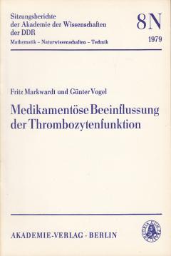 Medikamentöse Beeinflussung der Thrombozytenfunktion. Experimentelle und klinische Untersuchungen mit Azetylsalizylsäure.