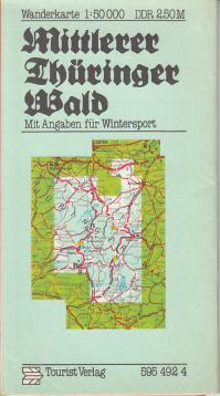 Wanderkarte Mittlerer Thüringer Wald