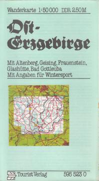 Wanderkarte Osterzgebirge