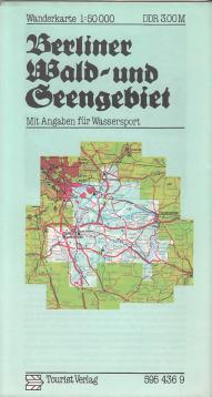 Berliner Wald- und Seengebiet 1 : 50 000. Wanderkarte. Mit Angaben für Wassersport