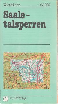 Saaletalsperren. Wanderkarte 1:50 000