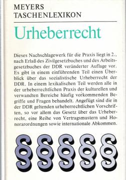 Meyers Taschenlexikon: Urheberrecht