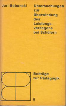 Untersuchung zur Überwindung des Leistungsversagens bei Schülern