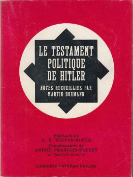 Le testament politique de Hitler