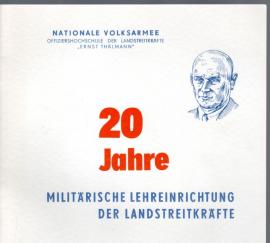 20 Jahre Militärische Lehreinrichtung der Landstreitkräfte