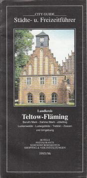 CITY GUIDE Städte- und Freizeitführer: Landkreis Teltow-Fläming 1995/96