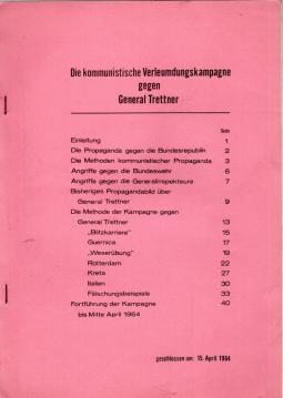 Die kommunistische Verleumdungskampagne gegen General Trettner