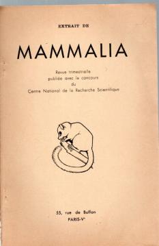 Extrait de Mammalia : Etude des Modefications Encephaliques Observees Chez les Insectivores Adaptes a la Recherche de Nourriture en Milieu Aquatique