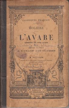 L Avare. Comedie en cinq actes.